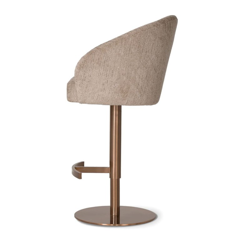 Milano Supreme Bar Stool Premium Upholstered Stool with Base Cross or Round3