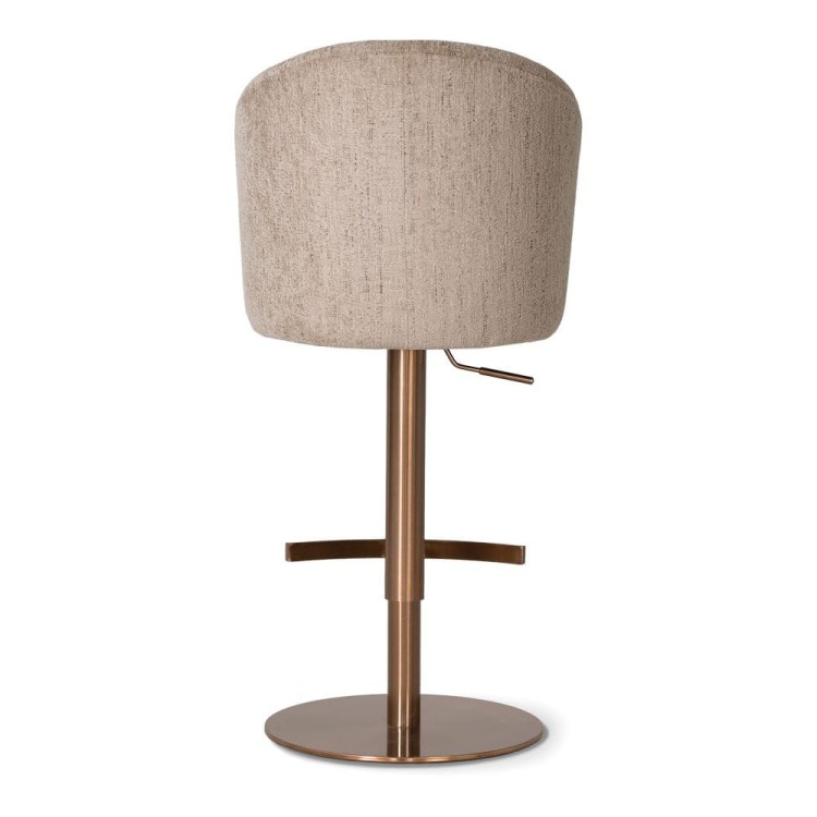 Milano Supreme Bar Stool Premium Upholstered Stool with Base Cross or Round4