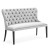 Savoy Tufted High‑Back Bench