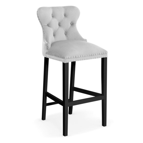 Savoy Button‑Back Counter Stool