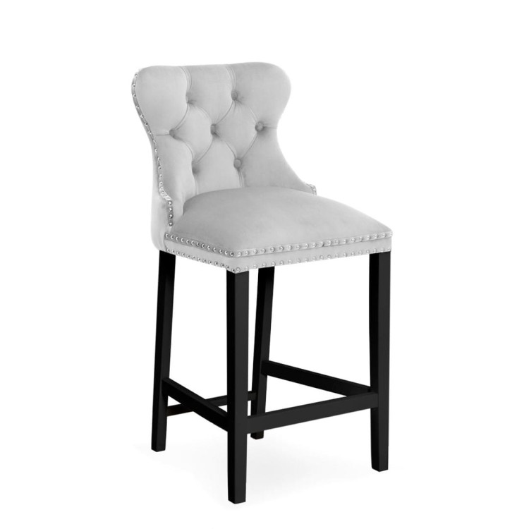 Savoy Button‑Back Counter Stool