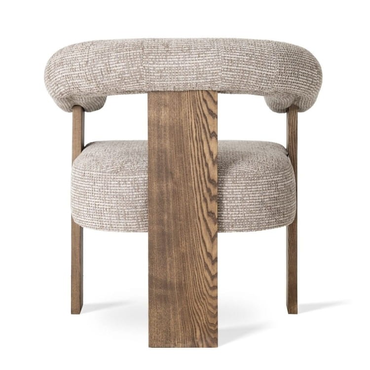 Selvio Chair Wooden Upholstered Dining Chair Contemporary Handcrafted2