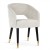 gold ends-INES - DINING CHAIR, DINING CHAIR, BESPOKE UPHOLSTERED WOODEN LEGS