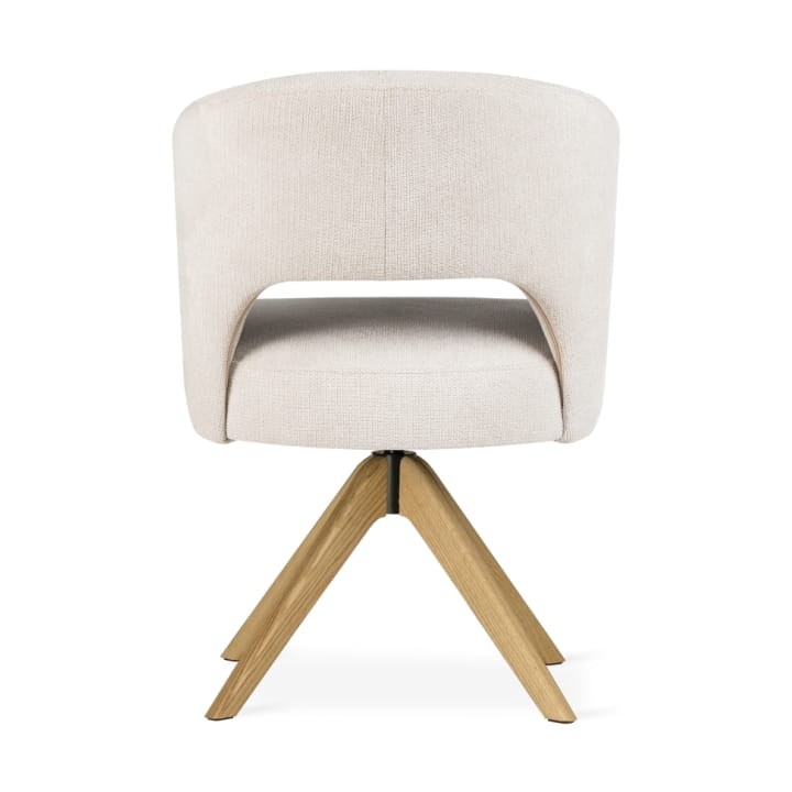 Ines Supreme - Swivel Chair, Upholstered Dining Chair on Steel or Wooden Leg by MEK design5