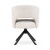 Ines Supreme - Swivel Chair, Upholstered Dining Chair on Steel or Wooden Leg by MEK design7