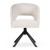 Ines Supreme - Swivel Chair, Upholstered Dining Chair on Steel or Wooden Leg by MEK design8