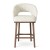 Bar Stool- Ines, Upholstered Solid Wood or Steel Stool, Breakfast Bar .webp