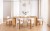 Quercio-SOLID WOOD DINING TABLE OAK ARTISAN JAPANDI STYLE by MEK design