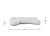 GIO 3-seater corner sofa, Upholstered and Stylish by MEK design- dimension