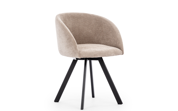 Pearl-  Dining Chair, Upholstered, can be swivel and tufted by MEK design2