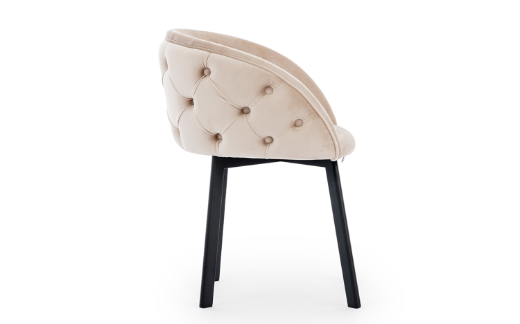 Pearl-  Dining Chair, Upholstered, can be swivel and tufted by MEK design3