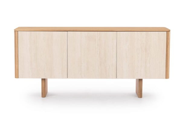 Artigiano- Commode Solid Oak Wood with Sintered Quartz Fronts, 2doors or 3doors by MEK design-3doors