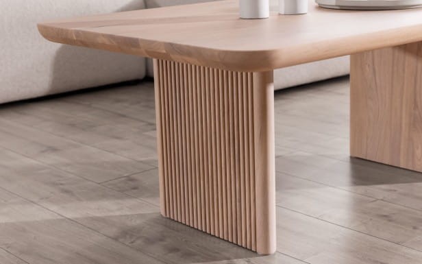 Artigiano - Coffee Table Solid Oak Wood Luxury and Timeless by MEK design2