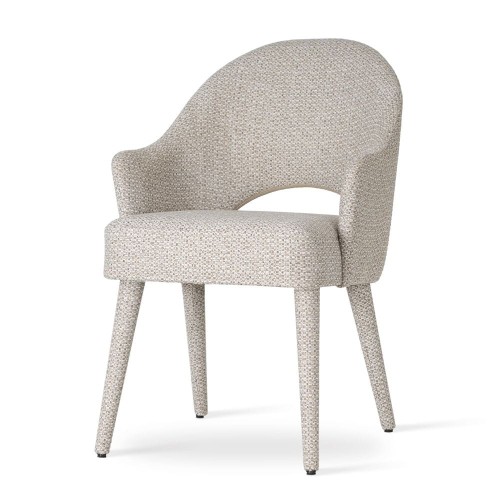 Goda Supreme Sock Chair with Upholstered Legs Dining Chair by MEK design
