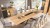 Alentejo - Solid Oak Dining Table Extendable with Natural Decor by MEK design- set
