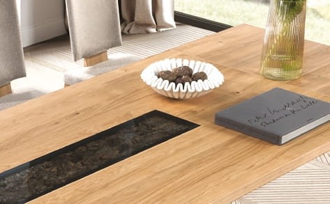 Alentejo - Solid Oak Dining Table Extendable with Natural Decor by MEK design4