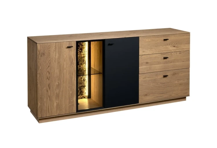 Alentejo chest of drawers  solid oak wood – capacity and tidiness by MEK design- mokka