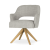 Keyko Supreme Swivel 360° Chair, Designer Chair Wooden or Steel Base by MEK design4