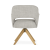 Keyko Supreme Swivel 360° Chair, Designer Chair Wooden or Steel Base by MEK design5