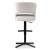 Keyko - Luxury Bar Stool, Upholstered with Adjustable Height, Modern Breakfast Stool by MEK design6