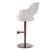 Keyko - Luxury Bar Stool, Upholstered with Adjustable Height, Modern Breakfast Stool by MEK design7