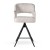 Keyko - Bar Stool, Upholstered Solid Wood, Steel Base or Swivel Breakfast Bar by MEK design8
