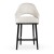 Goda Supreme - Upholstered Bar Stool with Wooden Legs, Maximum Comfort and Designer Look by MEK design2