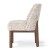 TOKYO - DESIGNER CHAIR UPHOLSTERED WITH WOODEN BASE by MEK design4