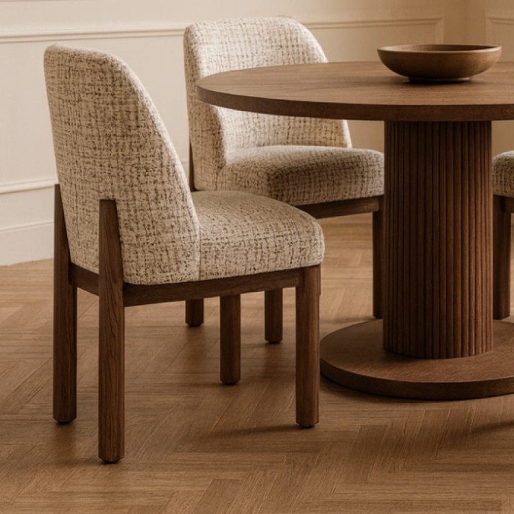 TOKYO - DESIGNER CHAIR UPHOLSTERED WITH WOODEN BASE by MEK design6