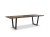 Tribeca- TABLE WITH OAK TOP AND METAL BASE by MEK  design9
