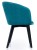 MATTEO-  UPHOLSTERED DINING CHAIR WITH WOODEN LEGS by MEK design5