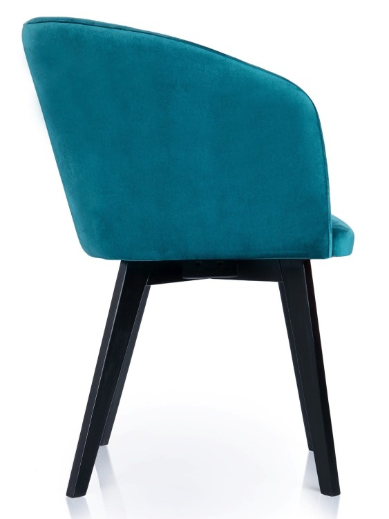 MATTEO-  UPHOLSTERED DINING CHAIR WITH WOODEN LEGS by MEK design5