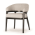 Dory- Designer Chair, Upholstered and Wooden base, Dining Chair by MEK design1