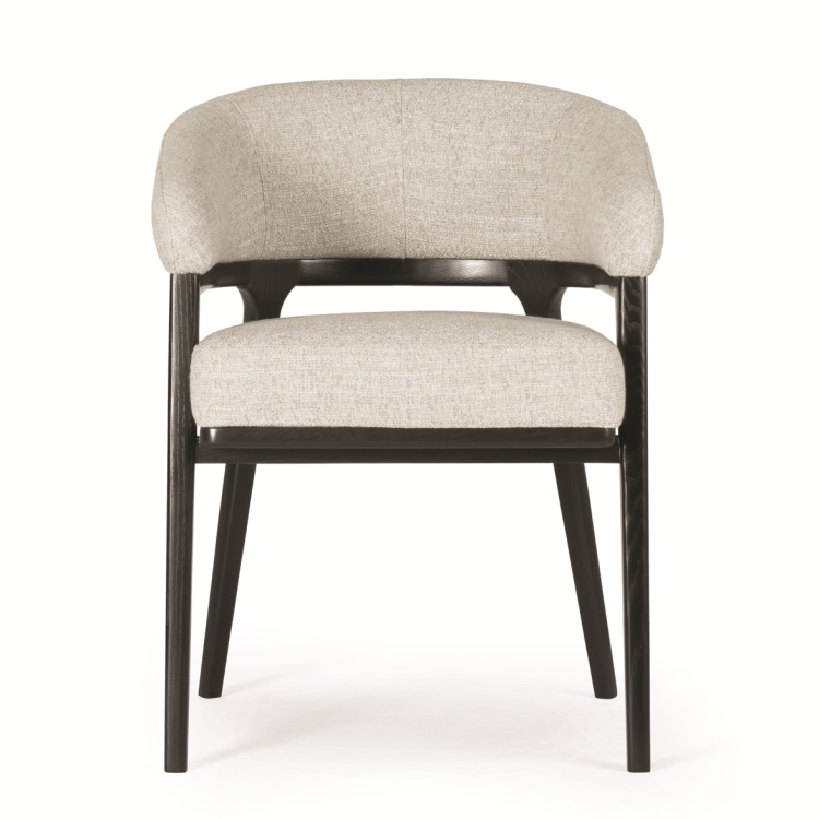 Dory- Designer Chair, Upholstered and Wooden base, Dining Chair by MEK design2
