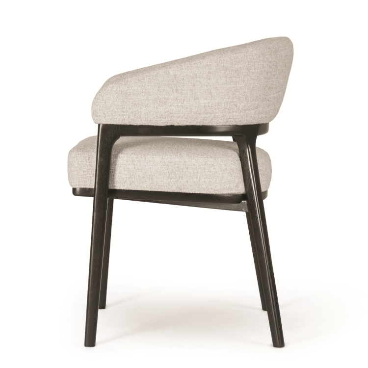 Dory- Designer Chair, Upholstered and Wooden base, Dining Chair by MEK design3