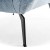 Modern Romeo- Designer Armchair, Upholstered with Steel Legs, Cosy Wing Chair, Accent Occasional Chair by MEK design