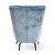 Ashbury- Designer Armchair, Upholstered with Steel Legs, Cosy Wing Chair, Accent Occasional Chair by MEK design