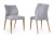 Aldo Upholstered Designer Dining Chair by MEK design- without armrest