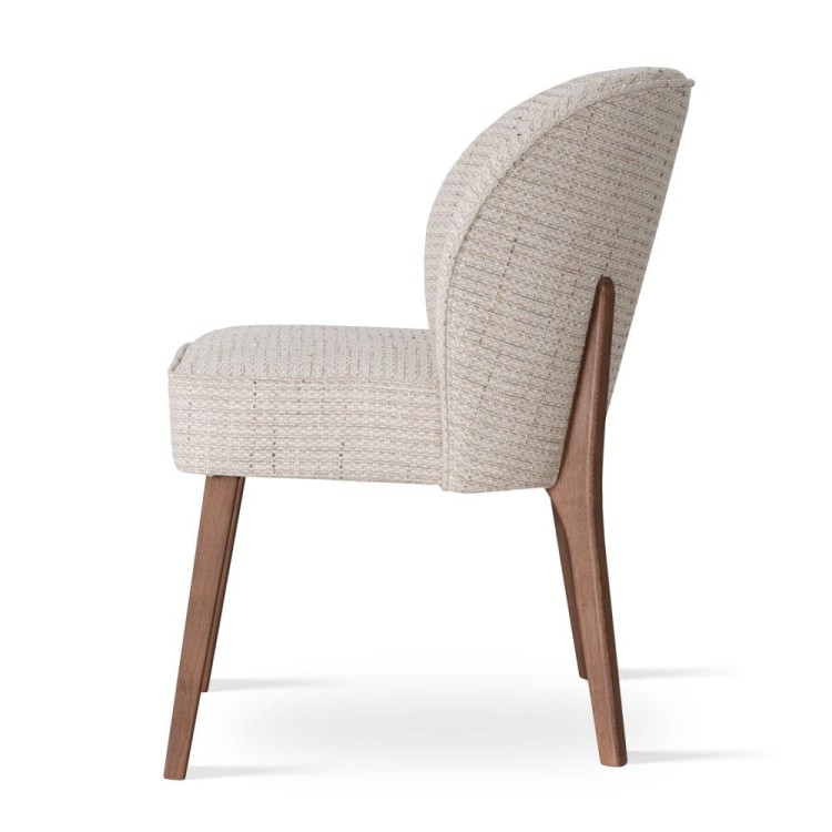 AINE Arte Supreme - Chair, Upholstered seat and wooden legs by MEK design