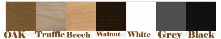 AINE Arte Supreme - Chair, Upholstered seat and wooden legs by MEK design- colours of legs