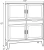 Oslo- Solid Wood Dresser, Cupboard by MEK design- dimension