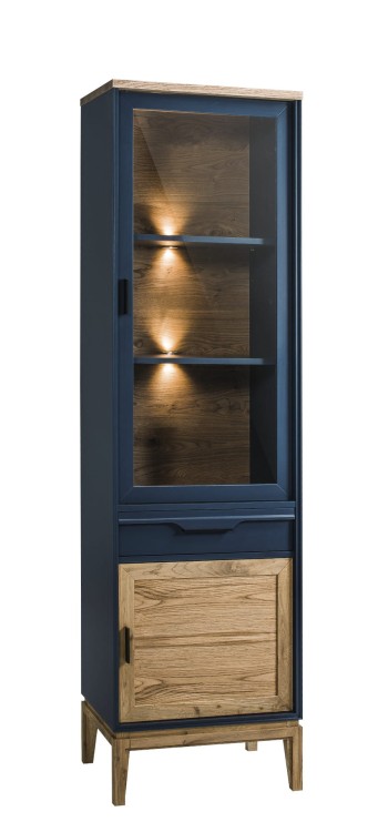 Oslo- Solid Wood Display Cabinet 1door by MEK design- right