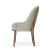 Dining chair- Savona Arte Supreme, Upholstered with Wooden Base by MEK design- armrest