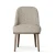 Dining chair- Savona Arte Supreme, Upholstered with Wooden Base by MEK design-armrest