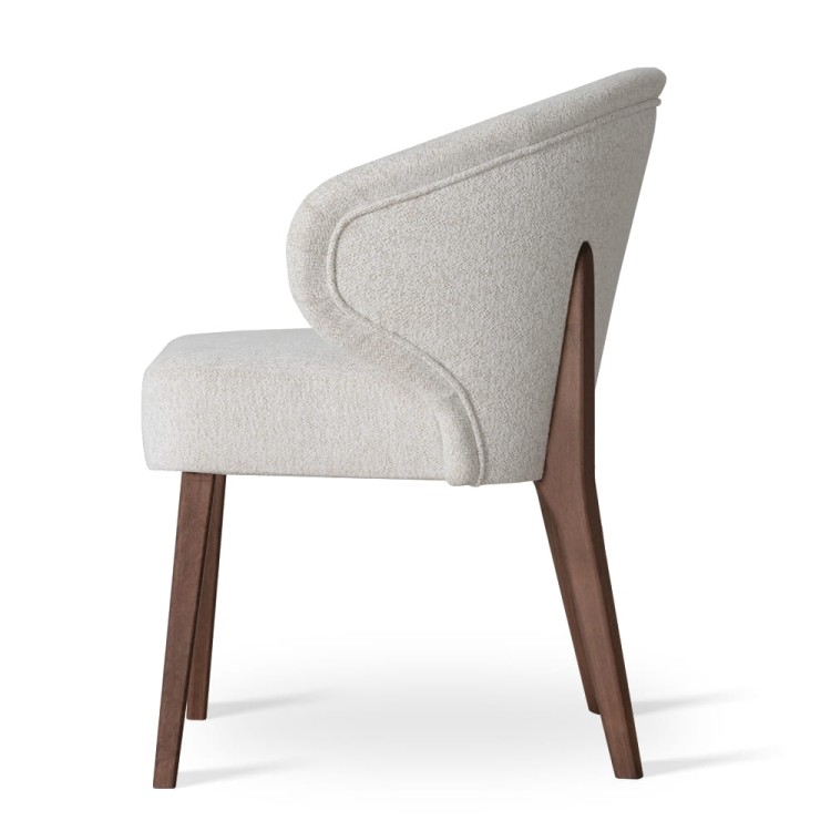 Luxury Chair - Ankara Arte Supreme , Upholstered with Wooden Base by MEK design