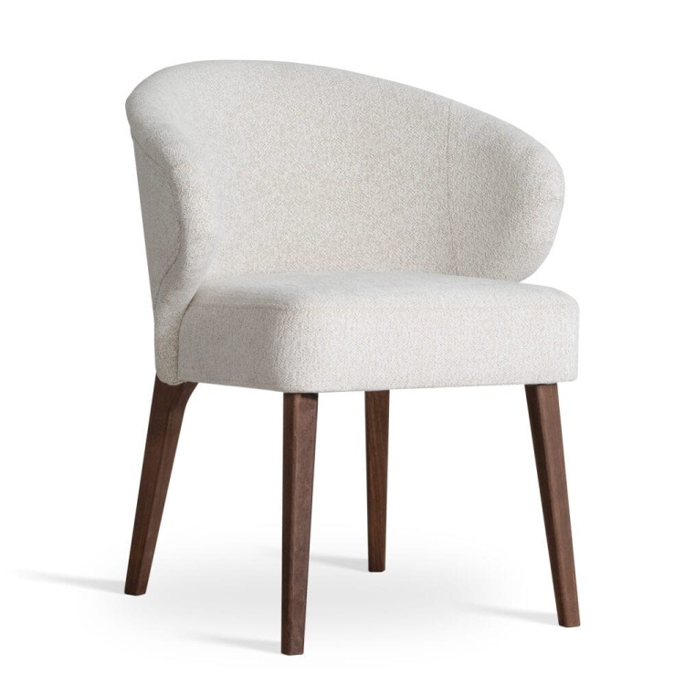 Luxury Chair - Ankara Arte Supreme , Upholstered with Wooden Base by MEK design