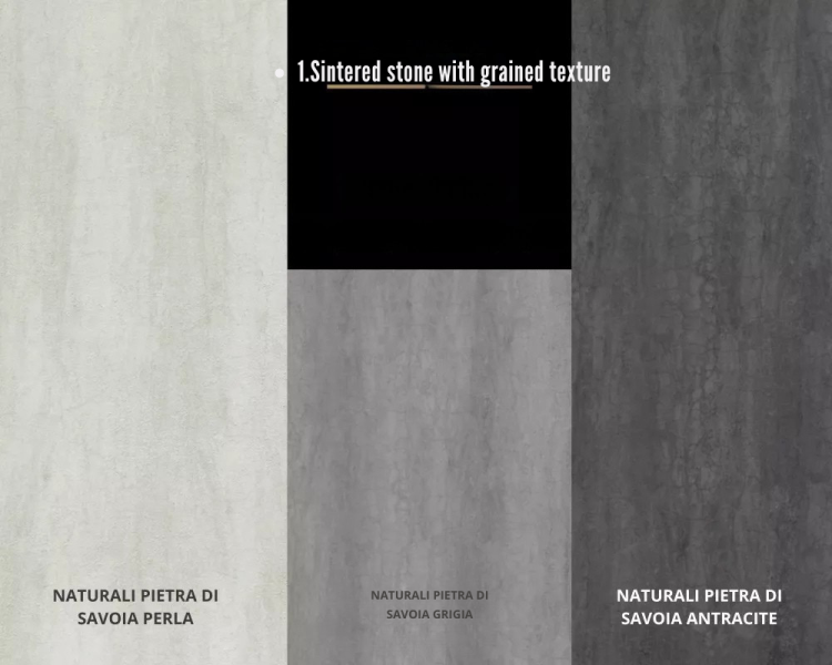 1.Sintered stone with grained texture-Campiano - Luxury Dining Table Italian Sintered Quartz