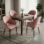 Chill me-Rose Dining Chair: Upholstered and Swivel Elegance by MEK design