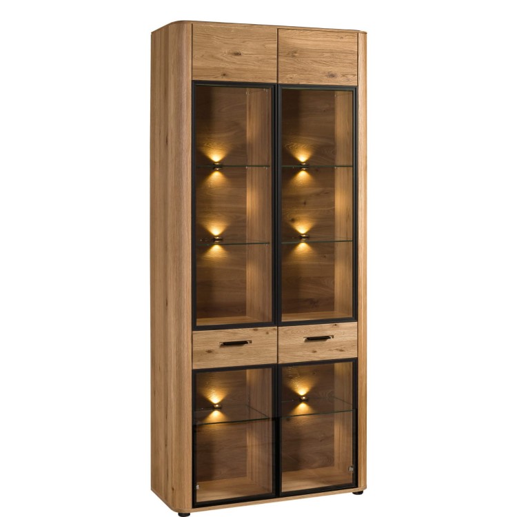 MOSS 2-D. DISPLAY CABINET WITH LED LIGHTING
