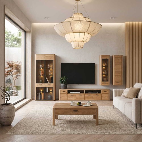 Moss Coffee Table in Honey Oak